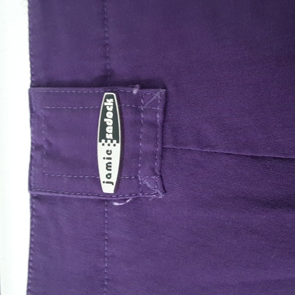 Jamie Sadock 4 Way Stretch Athletic Purple Capris - Picture 5 of 9